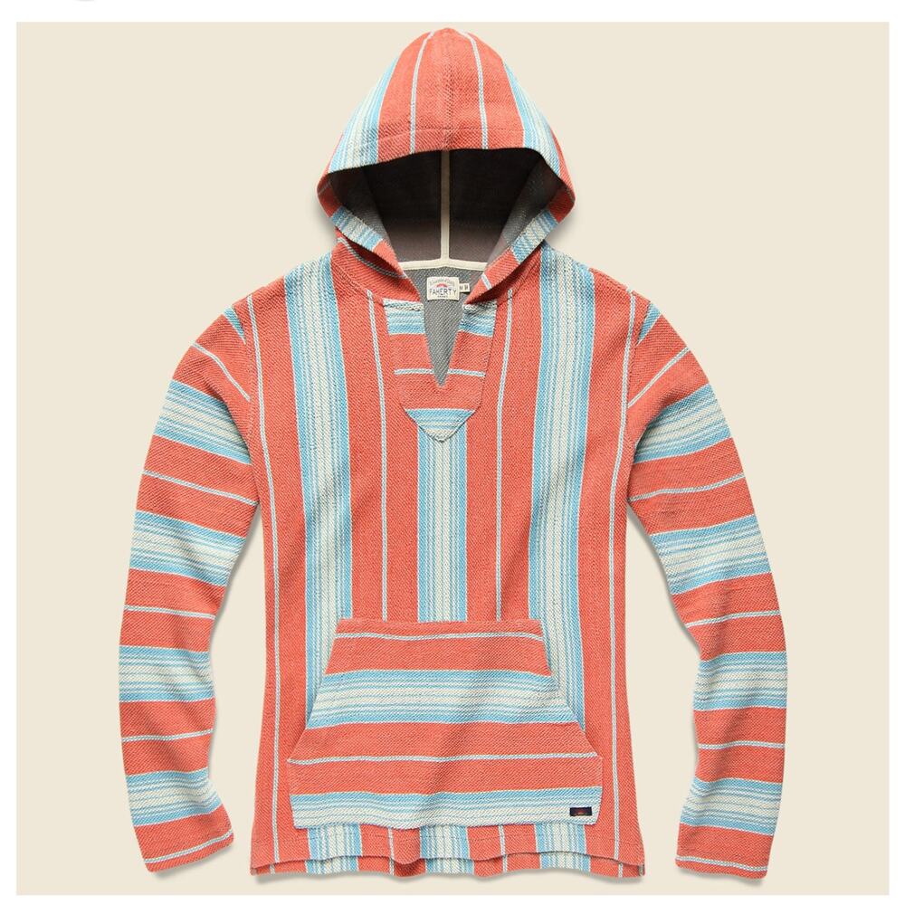 Faherty Terry Baja Pullover Hoodie